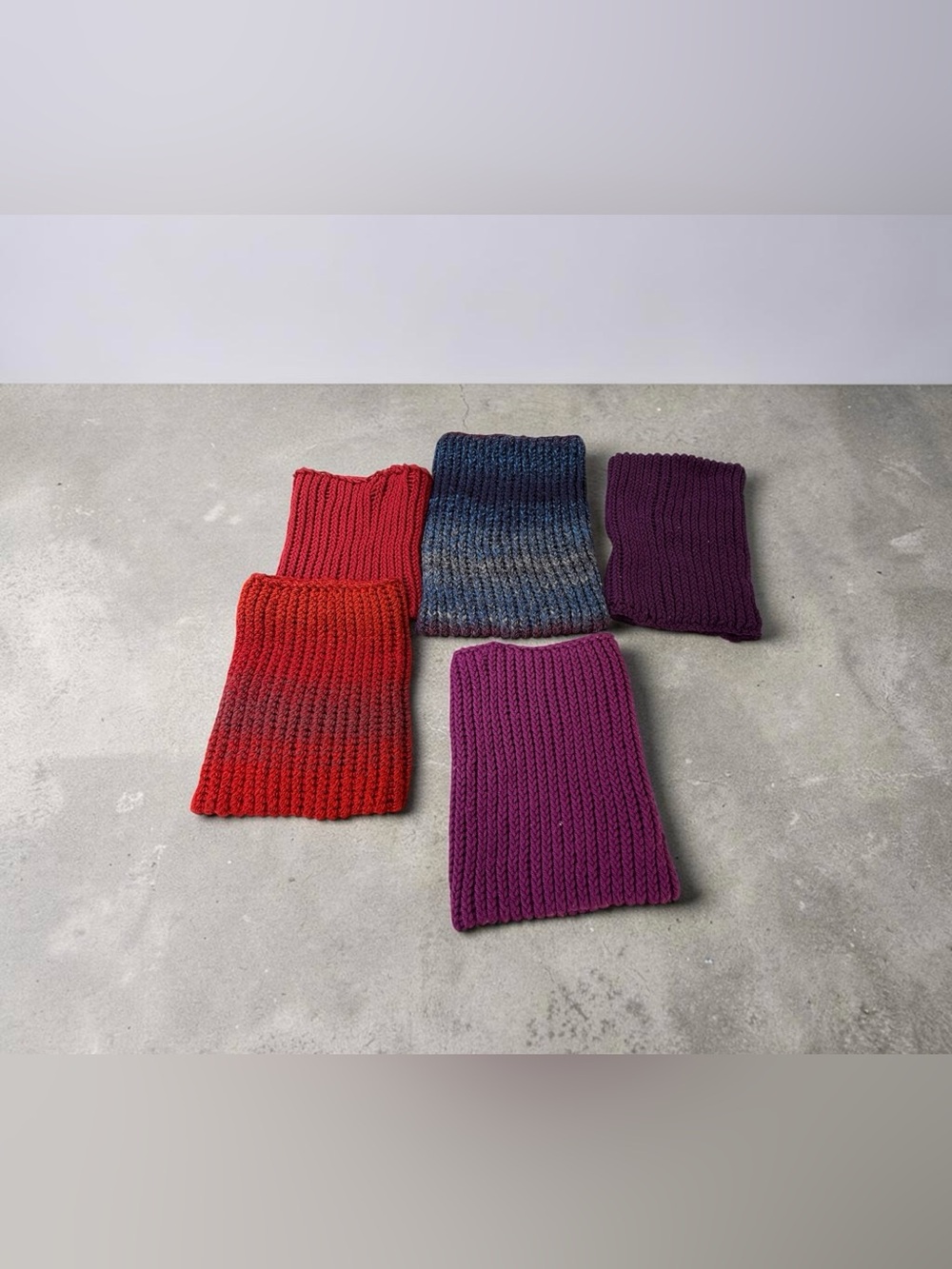 Bundles knitted Neck Warmer for Women 5 pcs